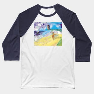 côte sauvage, the west Atlantic Coast of France Baseball T-Shirt